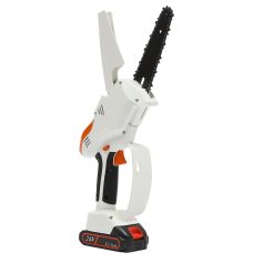 High-quality rechargeable cordless chainsaw for medical and surgical applications, featuring lightweight design, safety features, and powerful performance. Perfect for healthcare professionals.