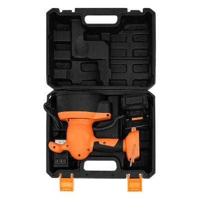 Laser eye cleaning equipment with ergonomic handheld laser device, rechargeable battery, and storage case for eye care professionals and optometrists.