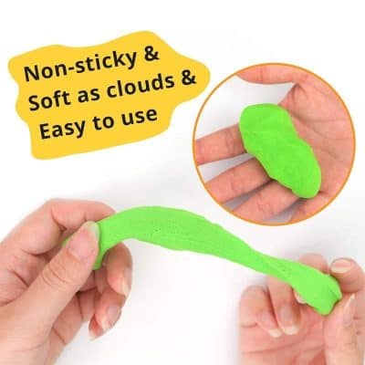 Soft, non-sticky stress ball for relaxation and anxiety relief, easy to squeeze and clean, perfect for stress management and therapy.