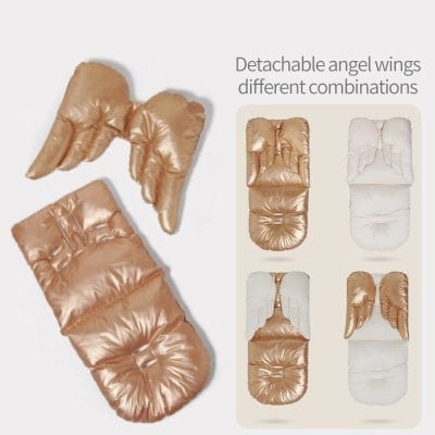 Comfortable angel wing sleepwear with detachable wings, ideal for stylish sleep or leisure, available in elegant beige and white options. Perfect for women seeking fashionable, comfy nightwear.