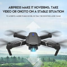 High-quality drone flying outdoors for photography and videography. Stable hover mode for precise shots on any terrain or landscape. Perfect for professional or hobbyist aerial footage.