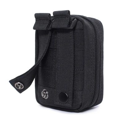 Durable black medical storage case for healthcare professionals and first responders, featuring secure zippers and multiple compartments for organizing medical tools.