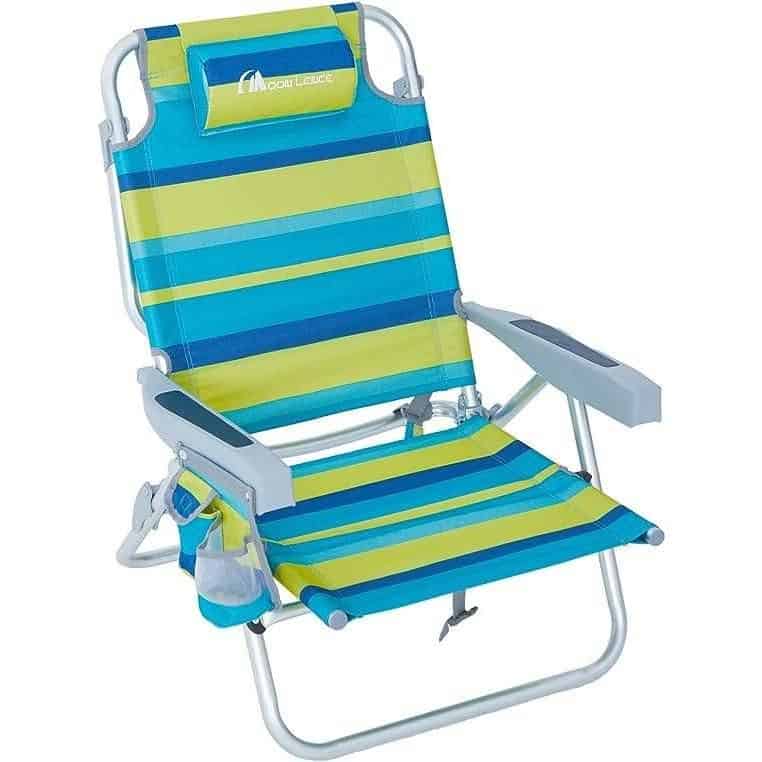 Relax in style with this striped beach chair from Monalisa Store, designed for ultimate outdoor comfort. Great for sunbathing, outdoor lounging, and beach holidays, crafted to provide support and portability.