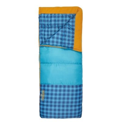 Colorful sleeping bag for outdoor camping and travel, featuring a durable and cozy design perfect for kids and adults. Lightweight, easy to carry, ideal for cold weather camping adventures.
