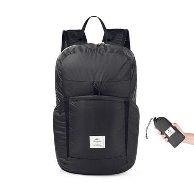 Durable black travel backpack with multiple compartments, perfect for commuting, school, or outdoor adventures, featuring ergonomic design and ample storage space.