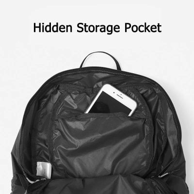 Comfortable backpack with concealed exterior pocket for secure phone storage. Perfect for travel, school, or daily use, combining practicality and convenience.
