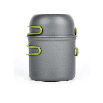 Portable grey storage container with vibrant green clips for secure sealing. Ideal for organizing and protecting small items or accessories. Stylish and functional design for everyday use.