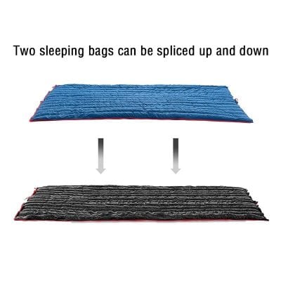 Comfortable, portable sleeping bag ideal for travel, camping, and outdoor activities.