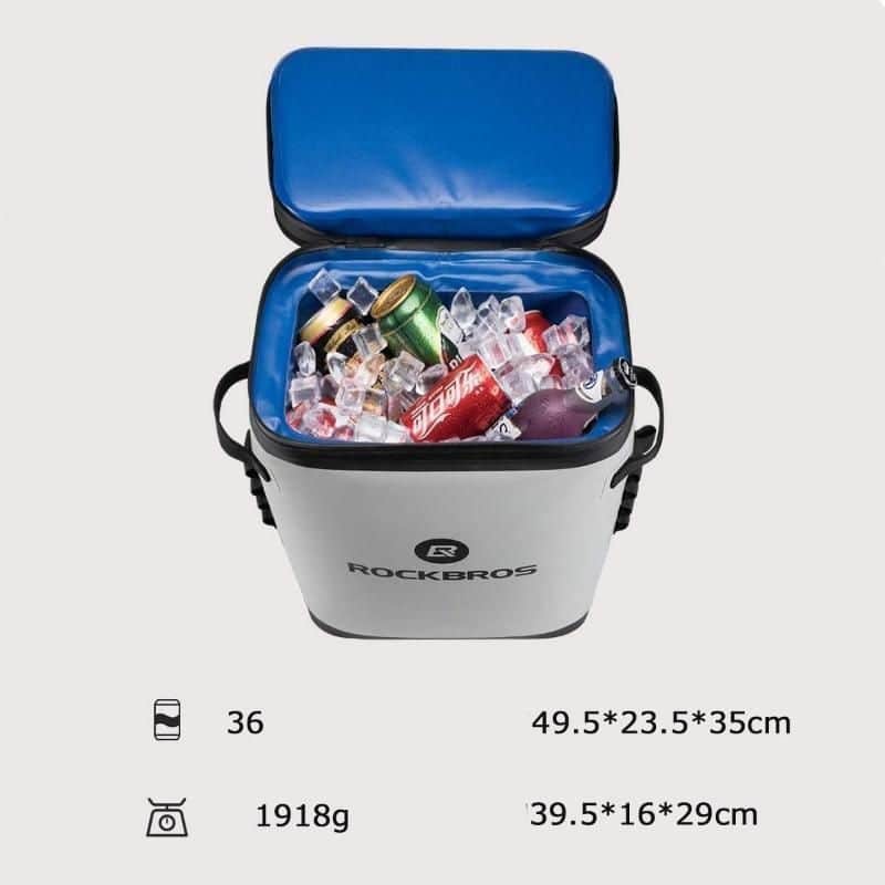 High-quality insulated cooler bag for beverages and food storage, ideal for outdoor activities and picnics, featuring durable construction and spacious interior.