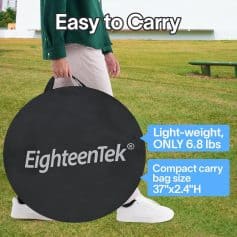 Lightweight, durable opt travel bag, only 6.8 lbs, designed for convenience with compact size 37