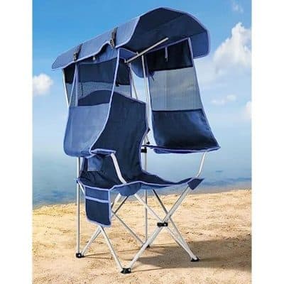 Portable beach sun shelter with adjustable shade, lightweight foldable design, ideal for outdoor activities, picnics, and beach trips.