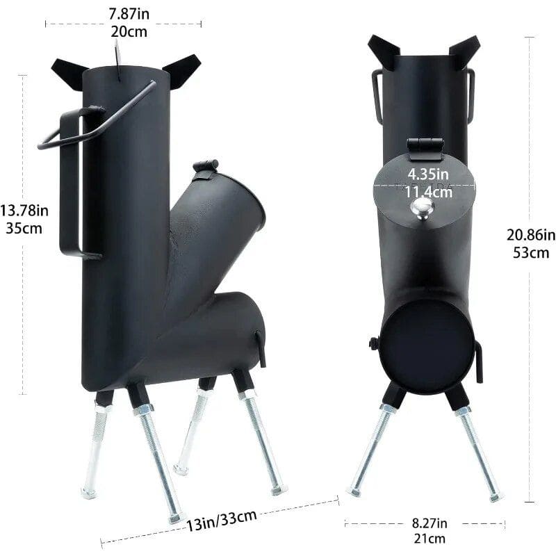 Sturdy black telescope stand with adjustable tripod for optimal viewing, ideal for amateur astronomers and stargazing enthusiasts. Compact design with precise measurements.