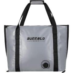 Durable gray storage bag for opticians and eyewear accessories. Perfect for travel and organization, featuring sturdy handles and waterproof material. Ideal for optical shops, optometrists, and eyewear professionals.