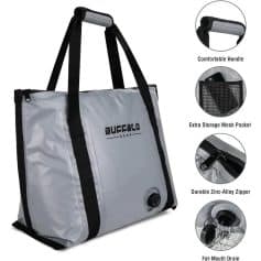 Lightweight, durable travel medical bag with ergonomic handle, extra mesh pocket, zinc-alloy zipper, and convenient fat-mouth drain for easy cleaning. Perfect for medical professionals on the go.