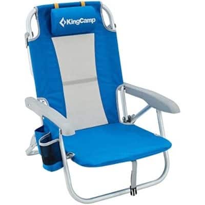 Comfortable, durable outdoor chair with cup holder, adjustable armrests, and ergonomic design, perfect for camping, beach, and leisure activities.