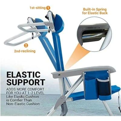 Comfortable ergonomic design for optimal support and relaxation. Perfect for seniors and those with mobility issues, offering superior comfort with built-in spring and elastic back features.