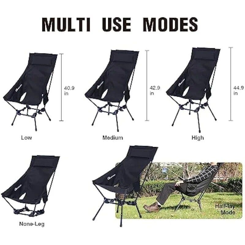 Comfortable foldable portable outdoor chair.