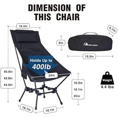 Comfortable outdoor lounge chair with adjustable features for sunbathing and relaxation, made with durable materials, supports up to 400 lbs, and comes with a carrying case for easy transport.