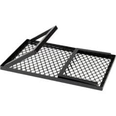 Durable stainless steel tray for storage and organization, ideal for office or retail settings with a mesh design for easy access and visibility. Perfect for organizing supplies efficiently.
