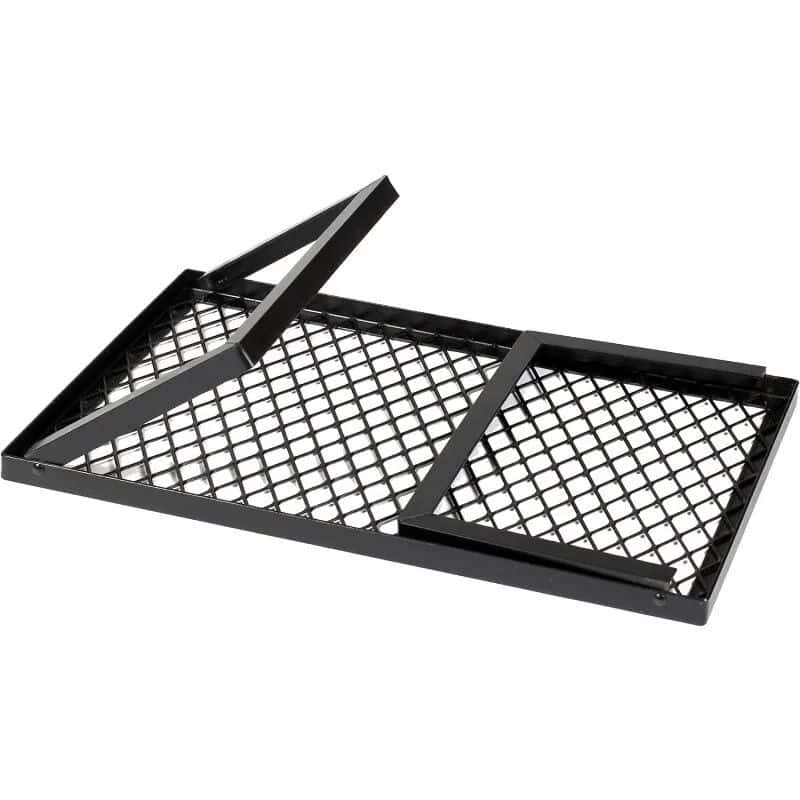 Durable stainless steel tray for storage and organization, ideal for office or retail settings with a mesh design for easy access and visibility. Perfect for organizing supplies efficiently.