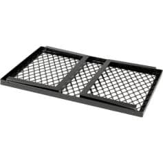 Optical storage drawer for eyewear organization and display. Suitable for optometry clinics and eyewear shops to keep glasses tidy and accessible. Durable metal design with grid surface.