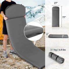 Electric Air Mattress for Camping.