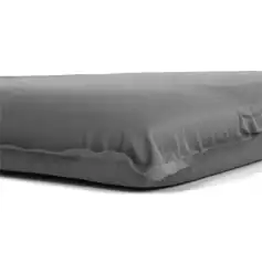 Comfortable grey pillow perfect for sleep and relaxation, designed to provide ultimate support and softness for a restful night's sleep. Ideal for home, office, and travel use.