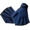 Comfortable blue sports glove with black trim, ideal for fitness and outdoor activities. Designed for durability and a secure grip, perfect for athletes and outdoor enthusiasts.