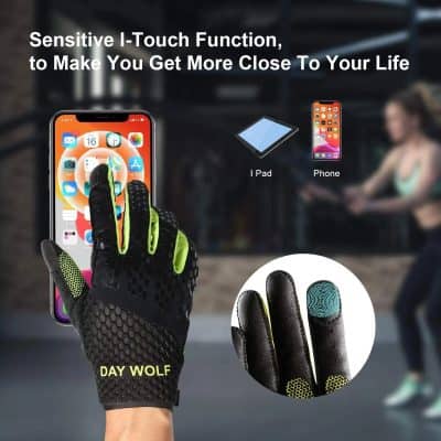 High-tech touchscreen gloves compatible with smartphones and tablets, ideal for cold weather wear, offering sensitive I-Touch functionality for seamless device operation.
