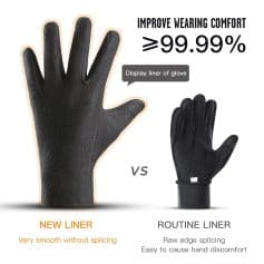 Antimicrobial black gloves showcasing a sleek design, ideal for healthcare and professional environments, providing high durability, comfort, and safety for sensitive tasks.
