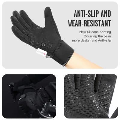 High-quality anti-slip and wear-resistant cycling gloves with advanced silicone printing for enhanced grip and protection during sports activities.