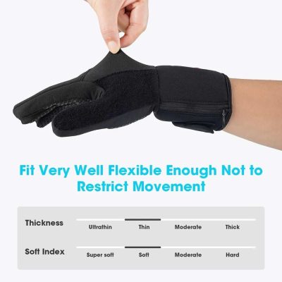Breathable, flexible black medical glove designed for medical professionals and protective use, offering optimal fit and dexterity for safe healthcare practices.