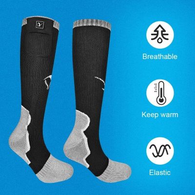 Breathable, warm, and elastic sports socks for comfort and performance. Ideal for active lifestyles, providing moisture-wicking and flexible fit.