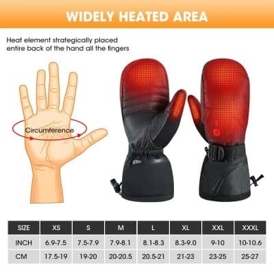 Enhanced heat therapy gloves for hands, providing comfort and warmth for winter, arthritis, and circulation issues. Adjustable size, perfect for men and women, ideal for outdoor activities.