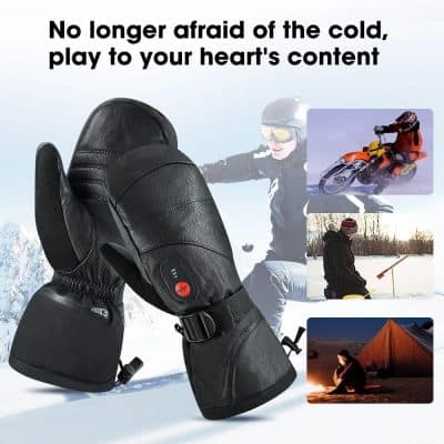 High-quality insulated winter gloves for cold weather, perfect for outdoor activities like motorcycling, skiing, and camping, keeping your hands warm and comfortable during harsh winter conditions.