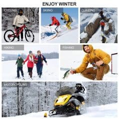 Enjoy winter adventures including cycling, skiing, climbing, hiking, fishing, and motorcycling with top equipment and gear from Monalisa Store.