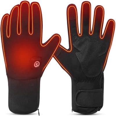 High-tech heated gloves with LED lights, perfect for cold weather, outdoor activities, and safety. Enhanced with thermal features for warmth, durability, and style for all seasons.
