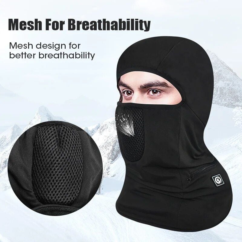 Highly breathable mesh design for comfortable wear and improved airflow in outdoor activities. Perfect for cold weather and active lifestyles.