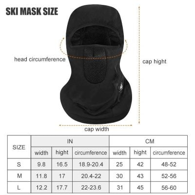 Protective Balaclava for Outdoor Sports and Activities.