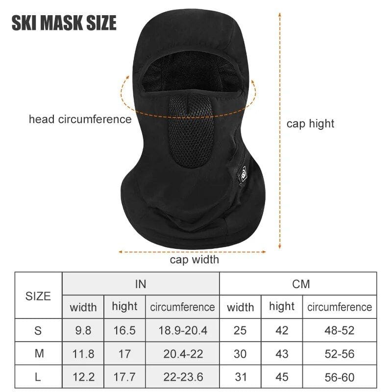 Protective Balaclava for Outdoor Sports and Activities.