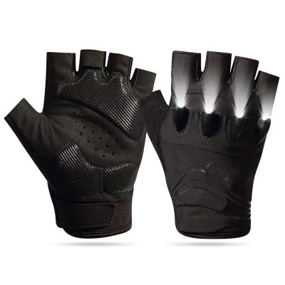 High-quality black fitness gloves with grip-enhancing textures, perfect for weightlifting, cycling, and gym workouts. Durable and comfortable for optimal hand protection and performance.