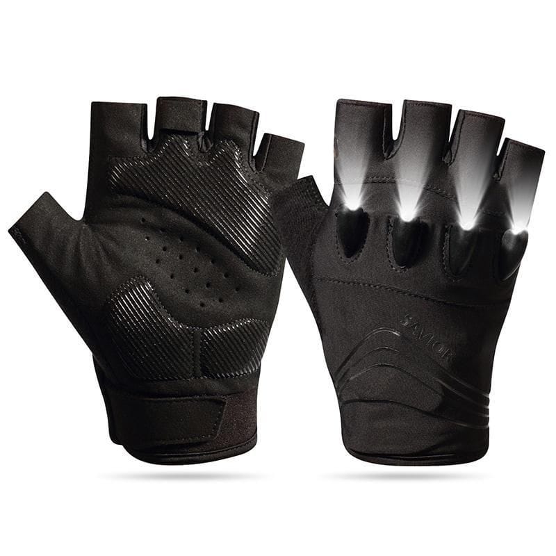 High-quality black fitness gloves with grip-enhancing textures, perfect for weightlifting, cycling, and gym workouts. Durable and comfortable for optimal hand protection and performance.