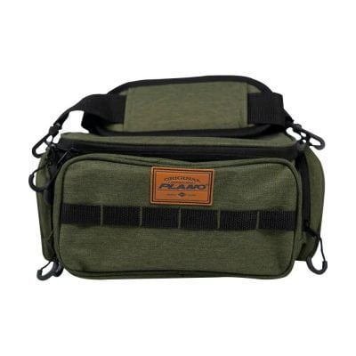 Durable green optometry equipment bag with multiple compartments, adjustable straps, and secure closures, ideal for storing and transporting opto devices, glasses, and accessories efficiently.