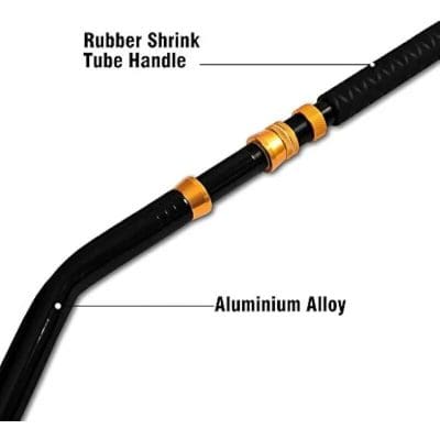 Optic fiber with rubber shrink tube handle and aluminum alloy construction, ideal for professional medical and optical applications. Durable, lightweight, and easy to handle.