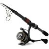 High-quality fishing rod with reel, perfect for outdoor fishing enthusiasts. Designed for durability and smooth casting, ideal for freshwater and saltwater fishing experiences.