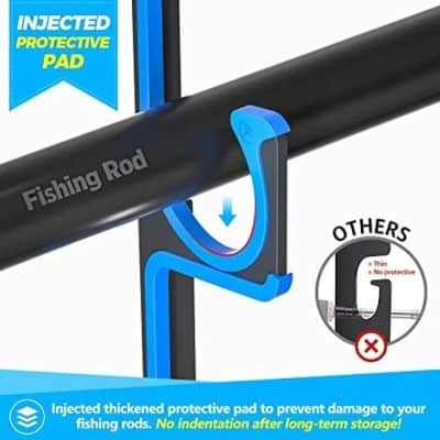 Durable silicone fishing rod protective pad for preventing damage during storage and transport, ideal for fishing enthusiasts seeking high-quality accessories.