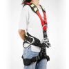 OSHA-compliant full-body safety harness for work at heights.