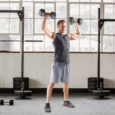 Optimal weightlifting exercise for muscle building and fitness.