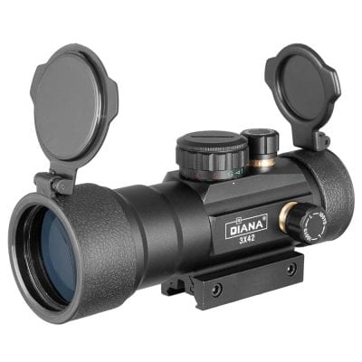 Optical rifle scope from Monalisa Store, perfect for hunting, shooting sports, and outdoor activities with adjustable magnification, high-quality lenses, and durable design for accurate targeting.