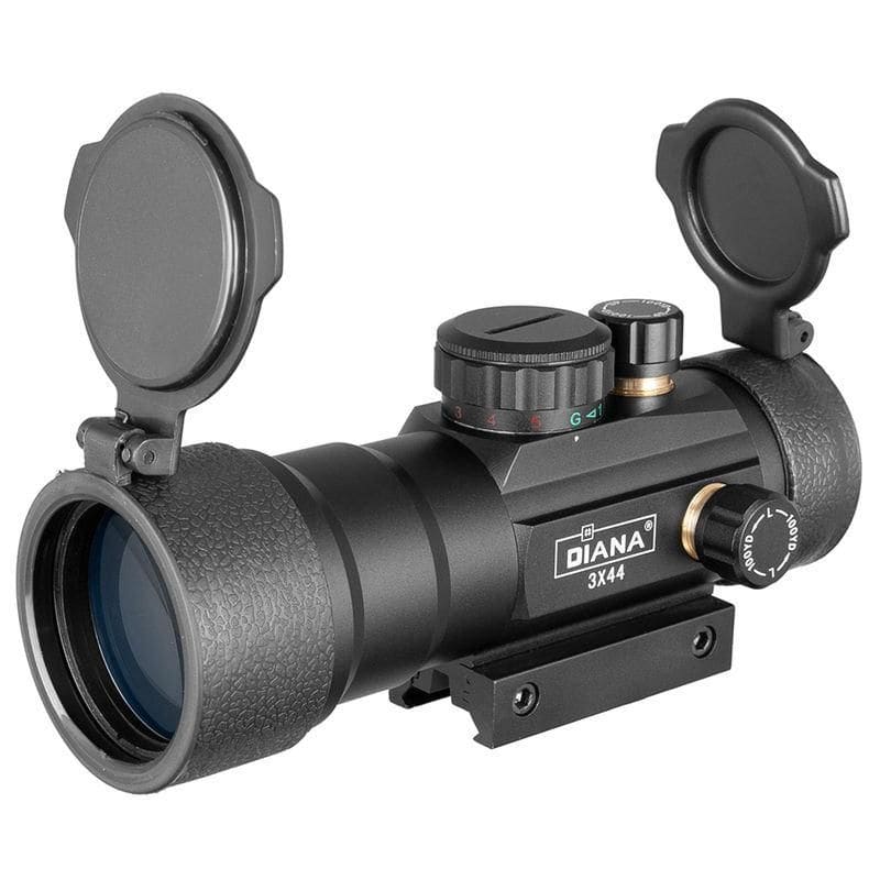 High-quality Diana 3X44 rifle scope for accurate targeting and shooting precision. Suitable for hunting, shooting sports, and firearms enthusiasts. Offers clear optics and durable design.